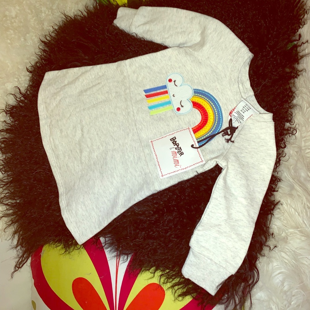 Brand new Bopster & Mimi rainbow dress (3-6m)